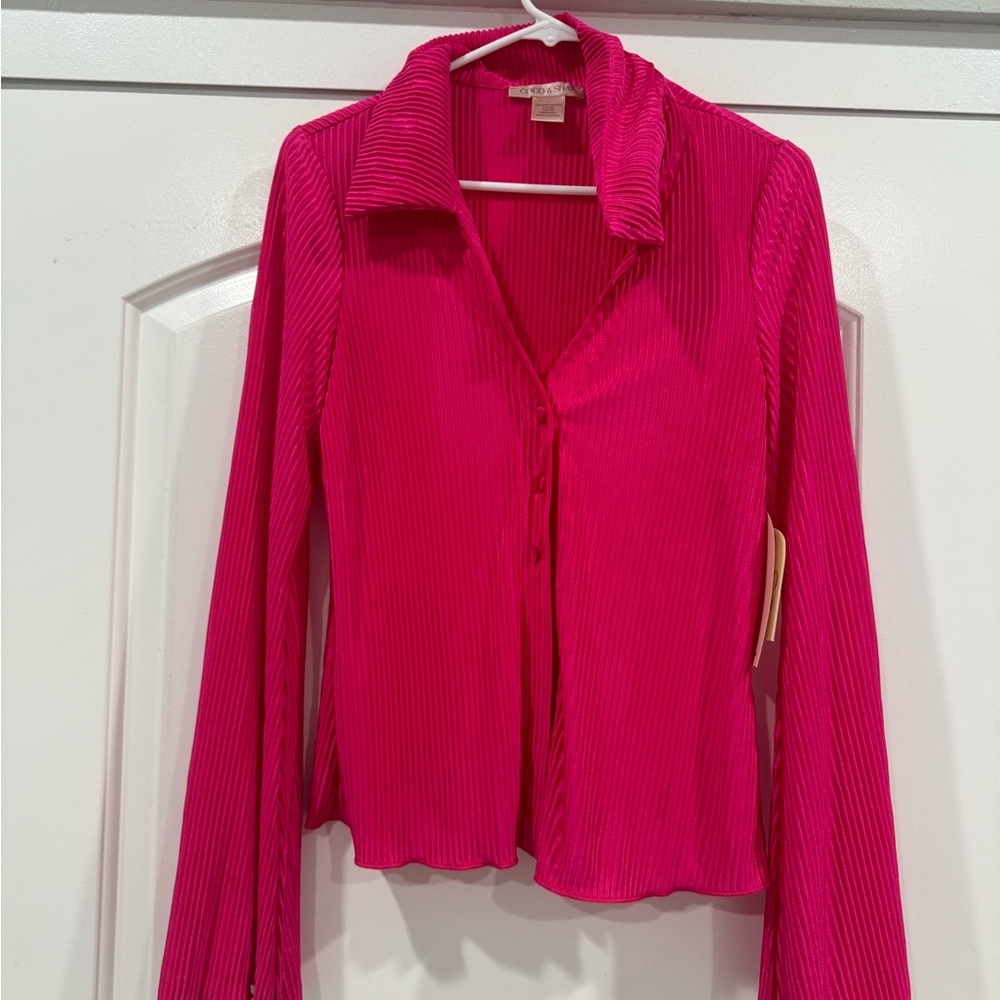 Hot pink long sleeve